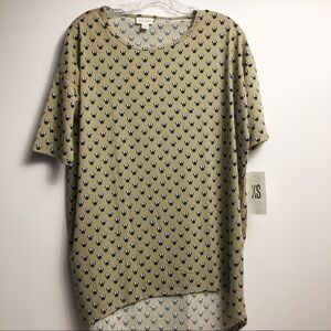 𝅺*3 for $36* Lularoe Tan Disney Irma Shirt